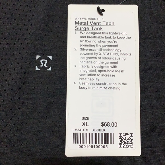 Lululemon Metal Vent Tech Surge Tank - Picture 5 of 5